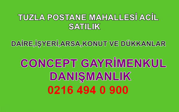 Postane mahallesi acil satılık
