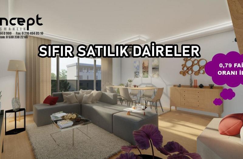 Sıfır satılık daireler Tuzla