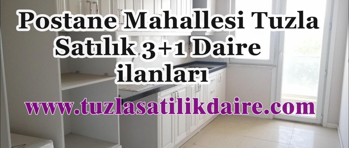 Postane Mahallesi Tuzla Satılık 3+1 Daireler