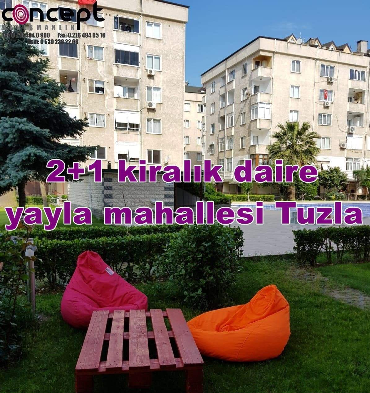 2+1 kiralık daire yayla mahallesi Tuzla Tuzla Satılık Daire