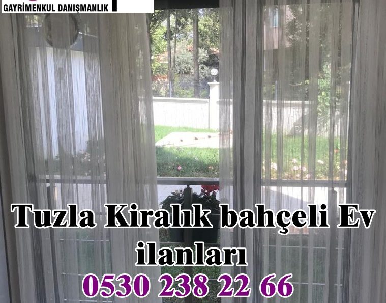 Tuzla Kiralık bahçeli Ev fiyat
